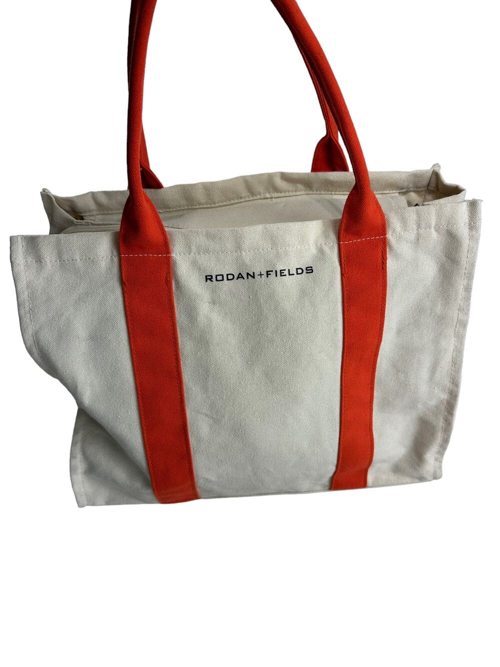 rodan fields canvas zip tote bag